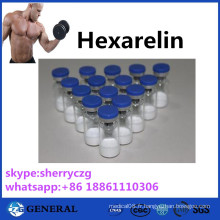 Hexarelin efficace puissant de poudre de peptide de stéroïdes de bâtiment de muscle